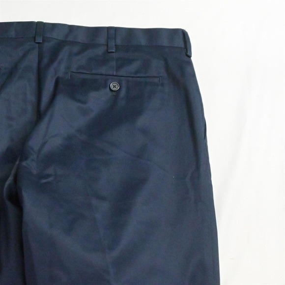 Lands End 37 x 34 Navy Blue Tailored Fit Chino‎ Pants - Picture 5 of 7